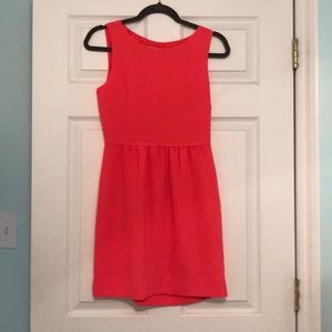 J. Crew Neon Pink Shift Dress